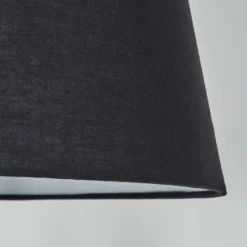 Lampes En Tissu-hofstein Bassagoda Lampadaire Écru, Noir, 1 lumière