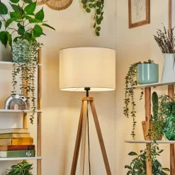 Lampes En Tissu-hofstein Bassagoda Lampadaire Écru, 1 lumière