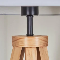 Lampes En Tissu-hofstein Bassagoda Lampadaire Écru, 1 lumière