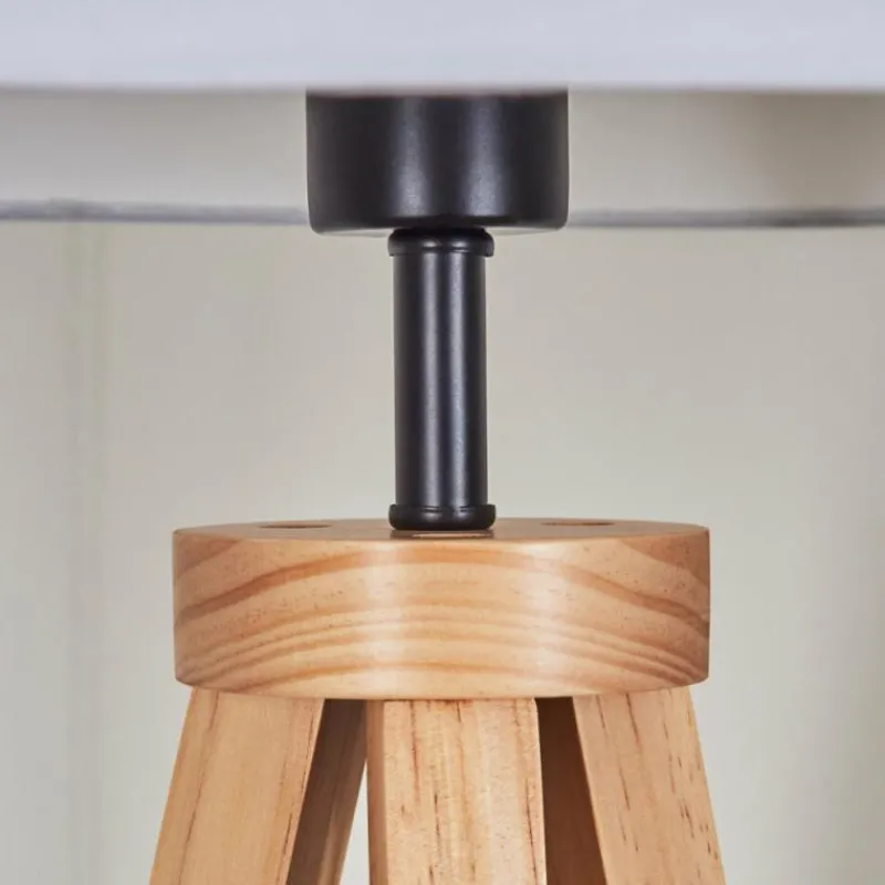 Lampes En Tissu-hofstein Bassagoda Lampadaire Écru, 1 lumière