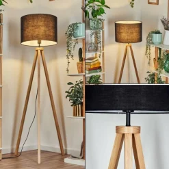 Lampes En Tissu-hofstein Bassagoda Lampadaire Écru, 1 lumière