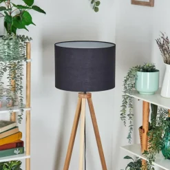 Lampes En Tissu-hofstein Bassagoda Lampadaire Écru, 1 lumière