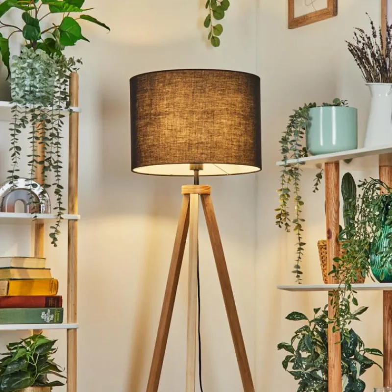 Lampes En Tissu-hofstein Bassagoda Lampadaire Écru, 1 lumière