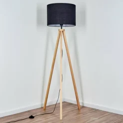 Lampes En Tissu-hofstein Bassagoda Lampadaire Écru, 1 lumière