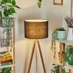 Lampes En Tissu-hofstein Bassagoda Lampadaire Écru, 1 lumière