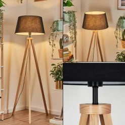 Lampes En Tissu-hofstein Bassagoda Lampadaire Écru, 1 lumière