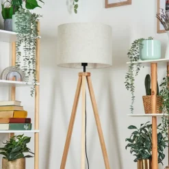 Lampes En Tissu-hofstein Bassagoda Lampadaire Écru, 1 lumière