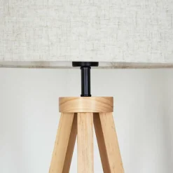 Lampes En Tissu-hofstein Bassagoda Lampadaire Écru, 1 lumière