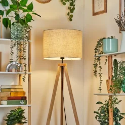 Lampes En Tissu-hofstein Bassagoda Lampadaire Écru, 1 lumière