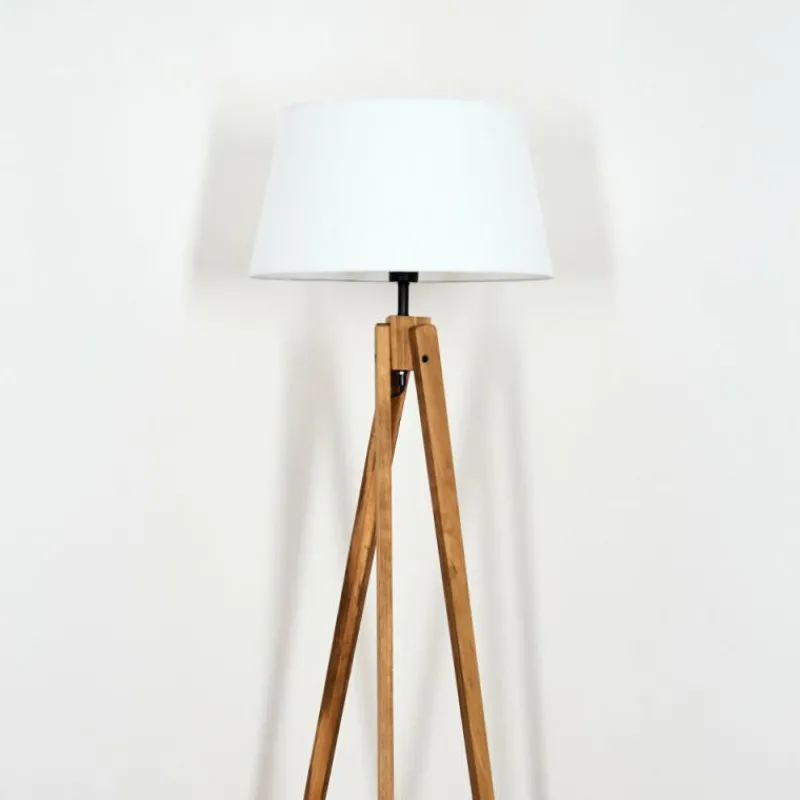 Lampes En Tissu-hofstein Bassagoda Lampadaire Écru, 1 lumière