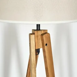 Lampes En Tissu-hofstein Bassagoda Lampadaire Écru, 1 lumière