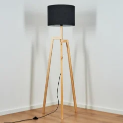 Lampes En Tissu-hofstein Bassagoda Lampadaire Écru, 1 lumière