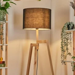 Lampes En Tissu-hofstein Bassagoda Lampadaire Écru, 1 lumière