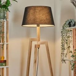 Lampes En Tissu-hofstein Bassagoda Lampadaire Écru, 1 lumière