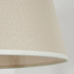 Lampes En Tissu-hofstein Bassagoda Lampadaire Écru, 1 lumière