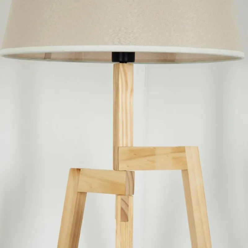 Lampes En Tissu-hofstein Bassagoda Lampadaire Écru, 1 lumière