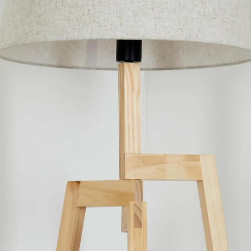 Lampes En Tissu-hofstein Bassagoda Lampadaire Écru, 1 lumière