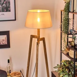 Lampes En Tissu-hofstein Bassagoda Lampadaire Écru, 1 lumière