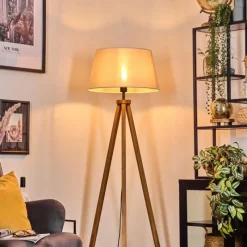 Lampes En Tissu-hofstein Bassagoda Lampadaire Écru, 1 lumière