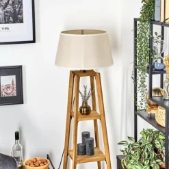 Lampes En Tissu-hofstein Bassagoda Lampadaire Écru, 1 lumière