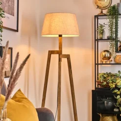 Lampes En Tissu-hofstein Bassagoda Lampadaire Écru, 1 lumière