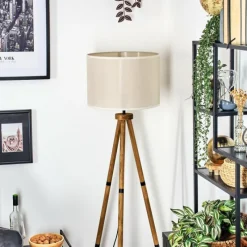 Lampes En Tissu-hofstein Bassagoda Lampadaire Écru, 1 lumière