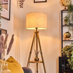 Lampes En Tissu-hofstein Bassagoda Lampadaire Écru, 1 lumière