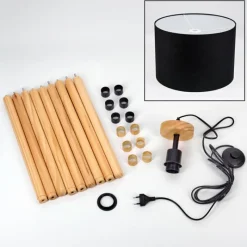 Lampes En Tissu-hofstein Bassagoda Lampadaire Écru, 1 lumière