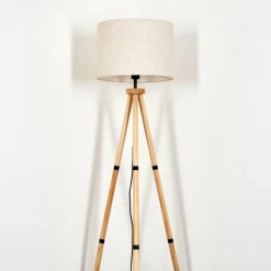 Lampes En Tissu-hofstein Bassagoda Lampadaire Écru, 1 lumière