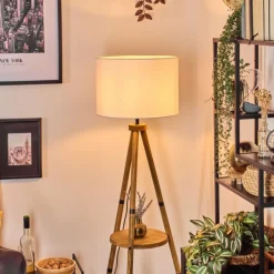 Lampes En Tissu-hofstein Bassagoda Lampadaire Écru, 1 lumière