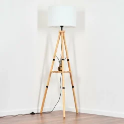 Lampes En Tissu-hofstein Bassagoda Lampadaire Écru, 1 lumière