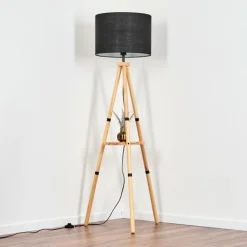 Lampes En Tissu-hofstein Bassagoda Lampadaire Écru, 1 lumière