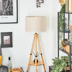 Lampes En Tissu-hofstein Bassagoda Lampadaire Écru, 1 lumière