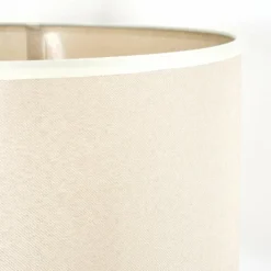 Lampes En Tissu-hofstein Bassagoda Lampadaire Écru, 1 lumière