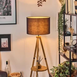 Lampes En Tissu-hofstein Bassagoda Lampadaire Écru, 1 lumière