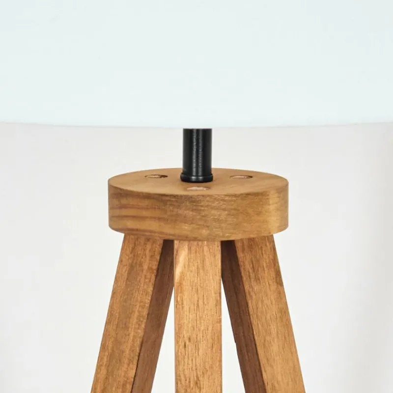 Lampes En Tissu-hofstein Bassagoda Lampadaire Écru, 1 lumière