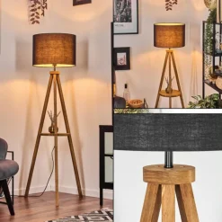 Lampes En Tissu-hofstein Bassagoda Lampadaire Écru, 1 lumière