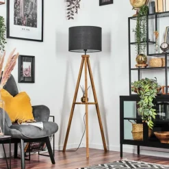 Lampes En Tissu-hofstein Bassagoda Lampadaire Écru, 1 lumière