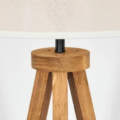 Lampes En Tissu-hofstein Bassagoda Lampadaire Écru, 1 lumière