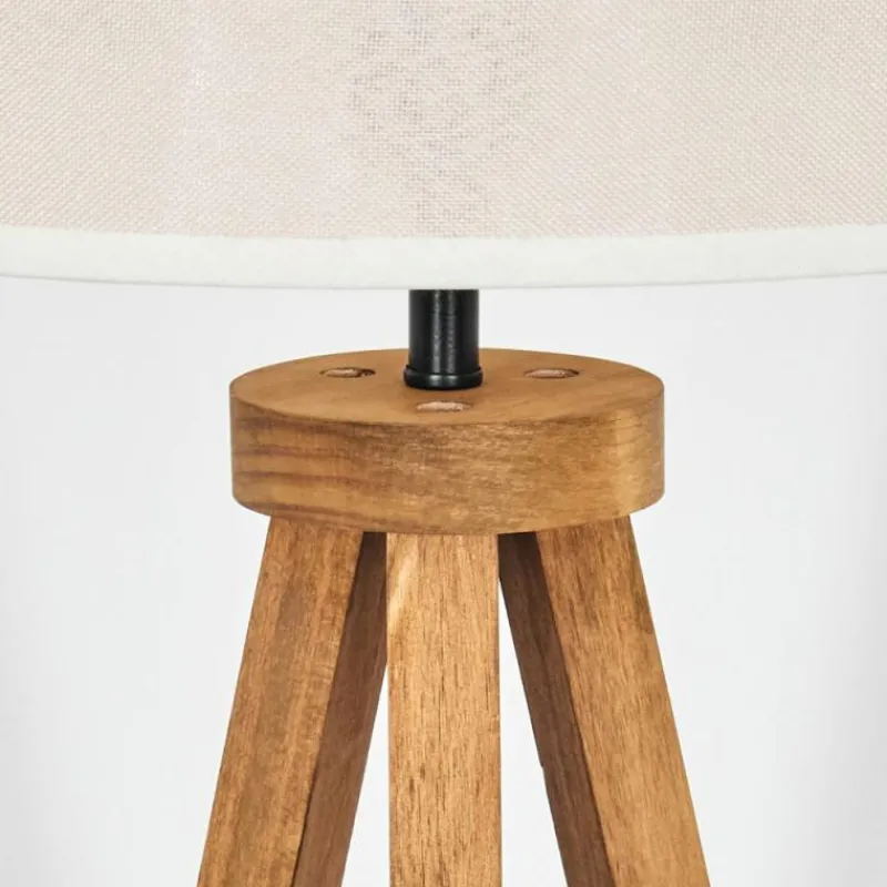 Lampes En Tissu-hofstein Bassagoda Lampadaire Écru, 1 lumière