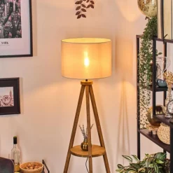 Lampes En Tissu-hofstein Bassagoda Lampadaire Écru, 1 lumière