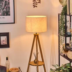 Lampes En Tissu-hofstein Bassagoda Lampadaire Écru, 1 lumière