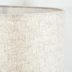 Lampes En Tissu-hofstein Bassagoda Lampadaire Écru, Noir, 1 lumière