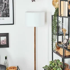 Lampes En Tissu-hofstein Bassagoda Lampadaire Écru, 1 lumière