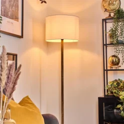 Lampes En Tissu-hofstein Bassagoda Lampadaire Écru, 1 lumière