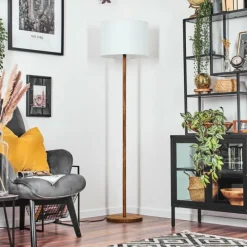 Lampes En Tissu-hofstein Bassagoda Lampadaire Écru, 1 lumière