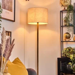 Lampes En Tissu-hofstein Bassagoda Lampadaire Écru, 1 lumière