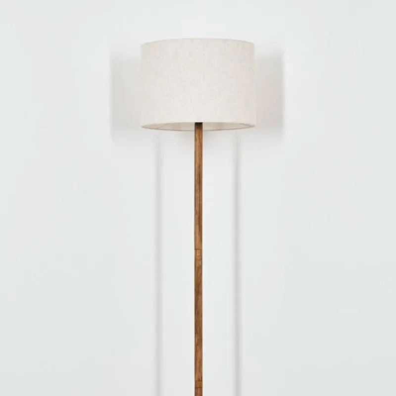 Lampes En Tissu-hofstein Bassagoda Lampadaire Écru, 1 lumière