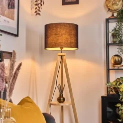 Lampes En Tissu-hofstein Bassagoda Lampadaire Écru, 1 lumière