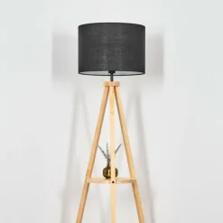 Lampes En Tissu-hofstein Bassagoda Lampadaire Écru, 1 lumière